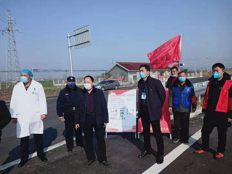 今日高邮-汤庄镇甸垛村织密疫情防控网